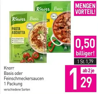 Sutterlüty Knorr basis oder feinschmeckersaucen Angebot
