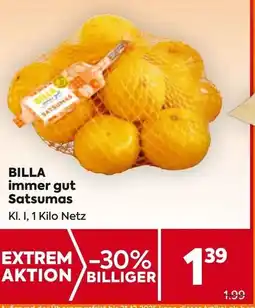 Billa BILLA immer gut Satsumas Angebot