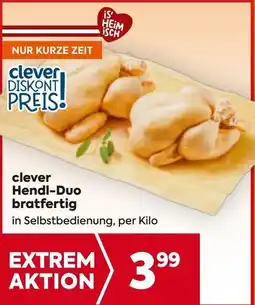 Billa Clever Hendl Duo bratfertig Angebot