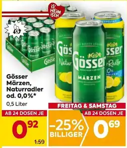 Billa Gösser Märzen, Naturradler Angebot