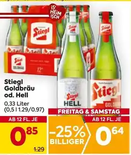 Billa Stiegl Goldbräu od. Hell Angebot
