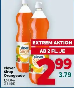Billa Clever sirup orangeade Angebot