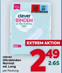 Billa Clever ultrabinden normal od. long Angebot