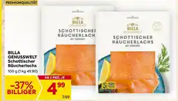 Billa Billa genusswelt schottischer räucherlachs Angebot