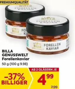 Billa Billa genusswelt forellenkaviar Angebot