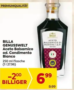 Billa Billa genusswel aceto balsamico od. condimento bianco Angebot