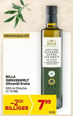 Billa Billa genusswelt Olivenöl Kreta Angebot