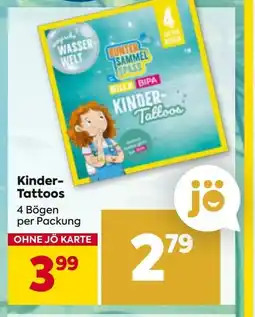 Billa Kinder tattoos Angebot
