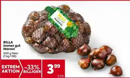 Billa BILLA immer gut Maroni Angebot