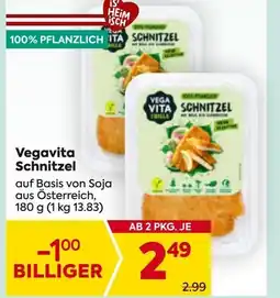 Billa Vegavita Schnitzel Angebot