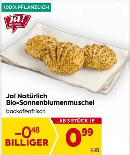 Billa Ja! Natürlich Bio Sonnenblumenmuschel Angebot