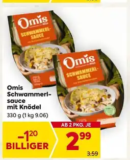 Billa Omis Schwammerl sauce mit Knödel Angebot