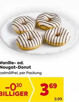 Billa Vanille- od. Nougat-Donut Angebot