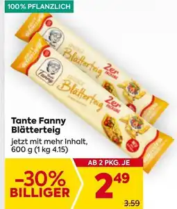 Billa Tante Fanny Blätterteig Angebot