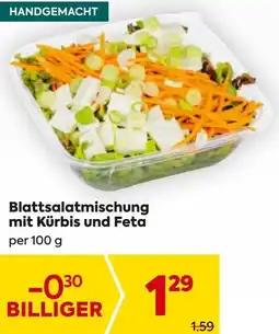 Billa Blattsalatmischung mit Kürbis und Feta Angebot