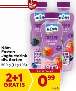 Billa Nöm Fasten Joghurtdrink Angebot