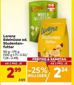Billa Lorenz Edelnüsse od. Studenten futter Angebot