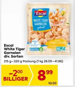 Billa Escal White Tiger Garnelen Angebot