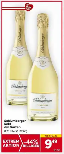 Billa Schlumberger Sekt Angebot
