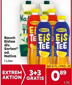 Billa Rauch Eistee Angebot
