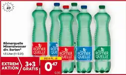 Billa Römerquelle Mineralwasser Angebot