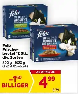 Billa Felix Frische beutel Angebot