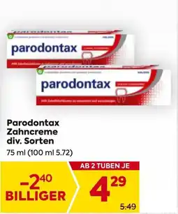Billa Parodontax Zahncreme Angebot