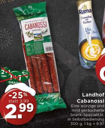 Unimarkt Landhof Cabanossi 300g Angebot