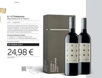 G + R Triebaumer Blaufränkisch & Merlot