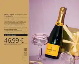 Interspar Veuve Cliquot Brut Yellow Label Champagner Angebot