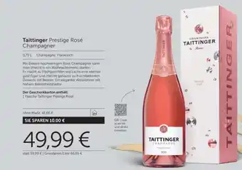 Taittinger Prestige Rosé Champagner