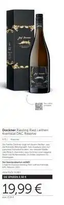 Interspar Dockner Riesling Ried Leithen Kremstal DAC Reserve Angebot
