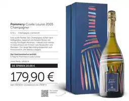 Interspar Pommery Cuvée Louise 2005 Champagner Angebot