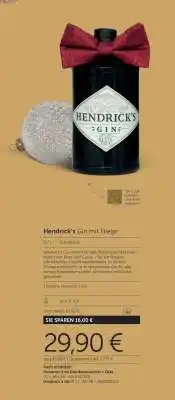 Interspar Hendrick's Gin mit Fliege Angebot