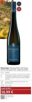 Interspar Steininger Riesling Ried Steinhaus 1ÖTW Kamptal DAC Reserve 2023 Angebot