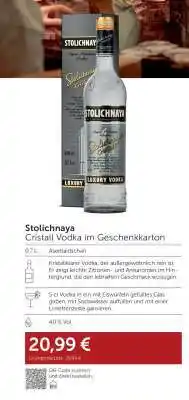 Interspar Stolichnaya Angebot