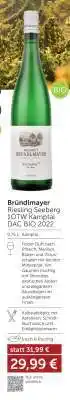 Interspar Bründlmayer Riesling Seeberg 1ÖTW Kamptal DAC BIO 2022 Angebot