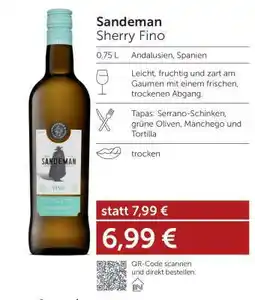 Interspar Sandeman Sherry Fino Angebot