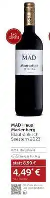 Interspar MAD Haus Marienberg Blaufränkisch Seestern 2023 Angebot