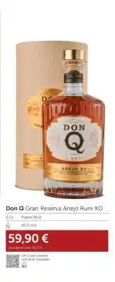 Interspar Don Q Gran Reserva Anejo Rum XO Angebot