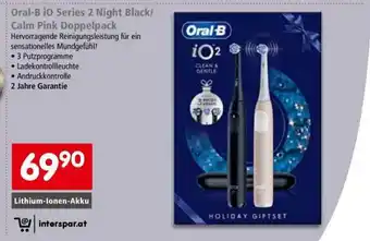 Oral-B iO Series 2 Night Black/Calm Pink Doppelpack