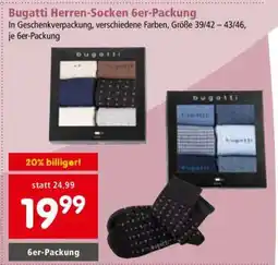 Interspar Bugatti Herren-Socken 6er-Packung Angebot