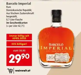 Interspar Barcelo Imperial Angebot