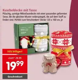 Interspar Kuscheldecke mit Tasse Angebot