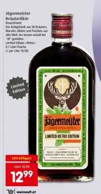 Interspar Jägermeister Kräuterlikör Angebot