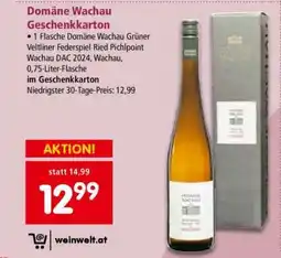 Interspar Domäne Wachau Geschenkkarton Angebot