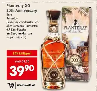 Interspar Planteray XO 20th Anniversary Angebot