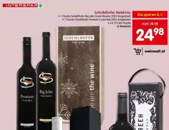 Interspar Scheiblhofer Holzkiste Angebot