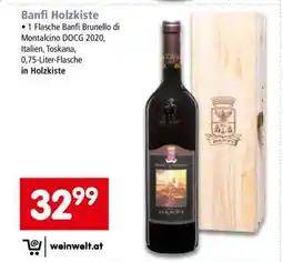 Interspar Banfi Holzkiste Angebot
