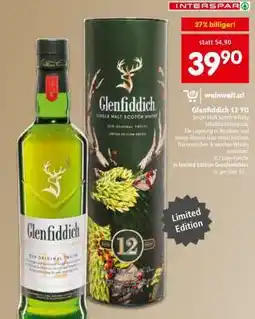 Interspar Glenfiddich 12 YO Angebot